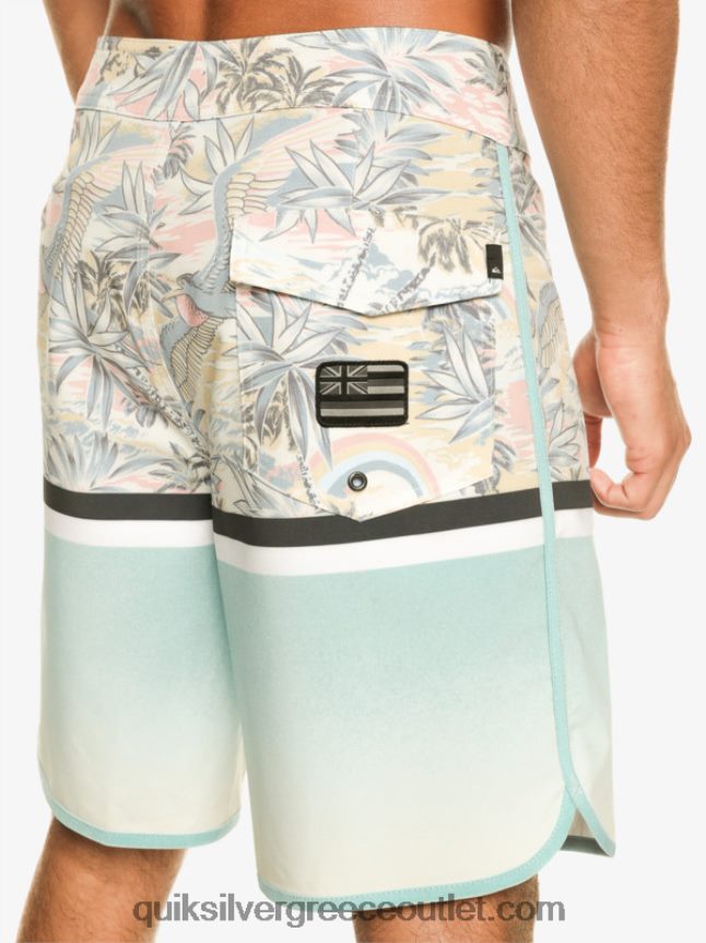 surfsilk division scallop 19 boardshorts Quiksilver άνδρες 66LP841396 μπλε του ουρανού