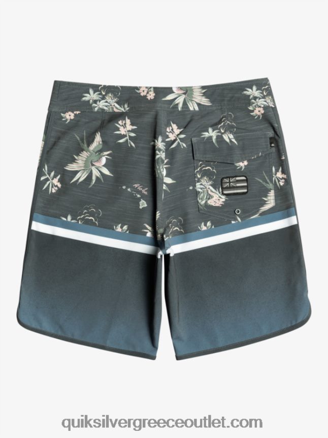 surfsilk division scallop 19 boardshorts Quiksilver άνδρες 66LP841397 θάλασσα του Βέρινγκ