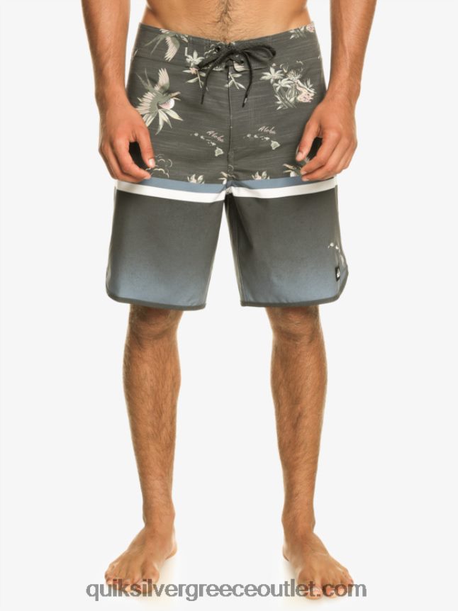 surfsilk division scallop 19 boardshorts Quiksilver άνδρες 66LP841397 θάλασσα του Βέρινγκ