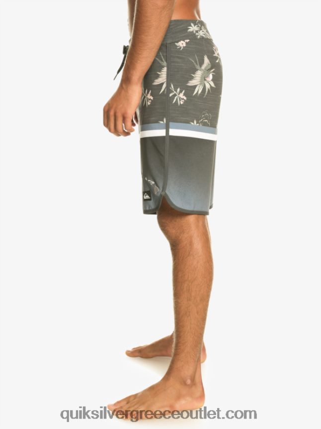 surfsilk division scallop 19 boardshorts Quiksilver άνδρες 66LP841397 θάλασσα του Βέρινγκ