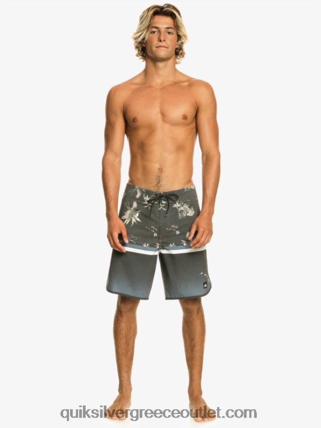 surfsilk division scallop 19 boardshorts Quiksilver άνδρες 66LP841397 θάλασσα του Βέρινγκ