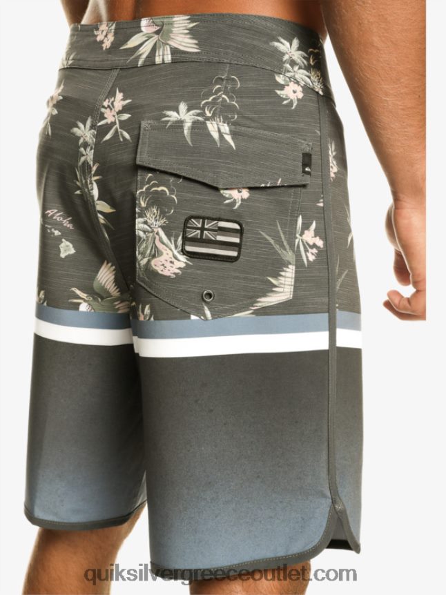 surfsilk division scallop 19 boardshorts Quiksilver άνδρες 66LP841397 θάλασσα του Βέρινγκ