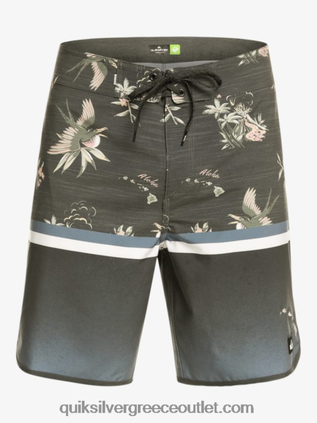 surfsilk division scallop 19 boardshorts Quiksilver άνδρες 66LP841397 θάλασσα του Βέρινγκ