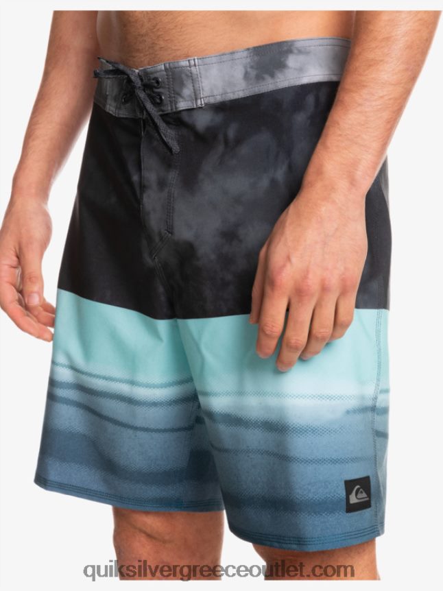 surfsilk five-0 19 boardshort Quiksilver άνδρες 66LP841798 μαύρος