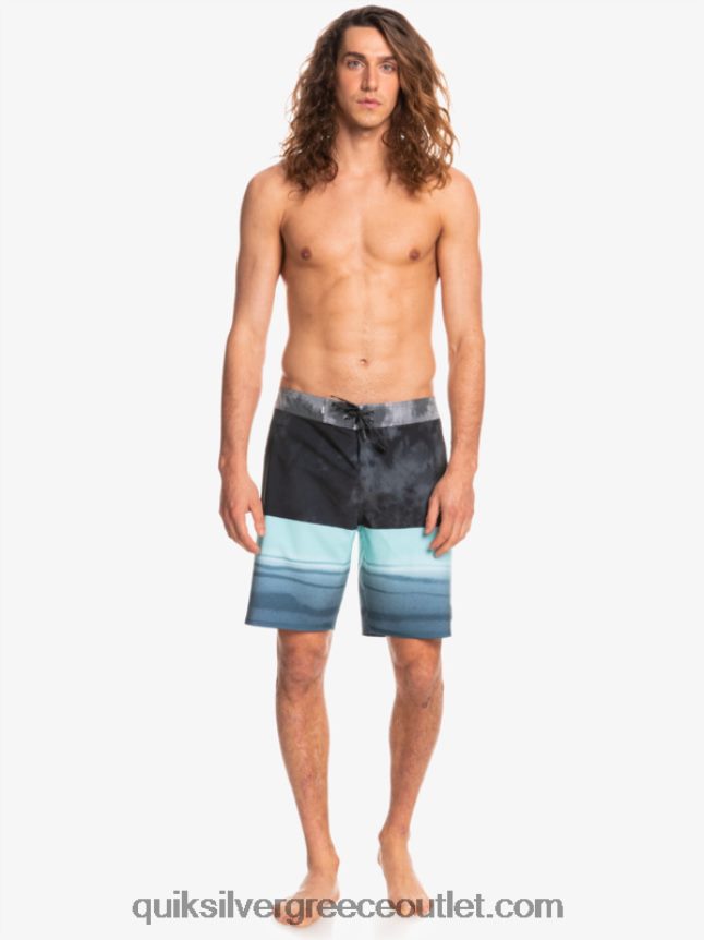 surfsilk five-0 19 boardshort Quiksilver άνδρες 66LP841798 μαύρος