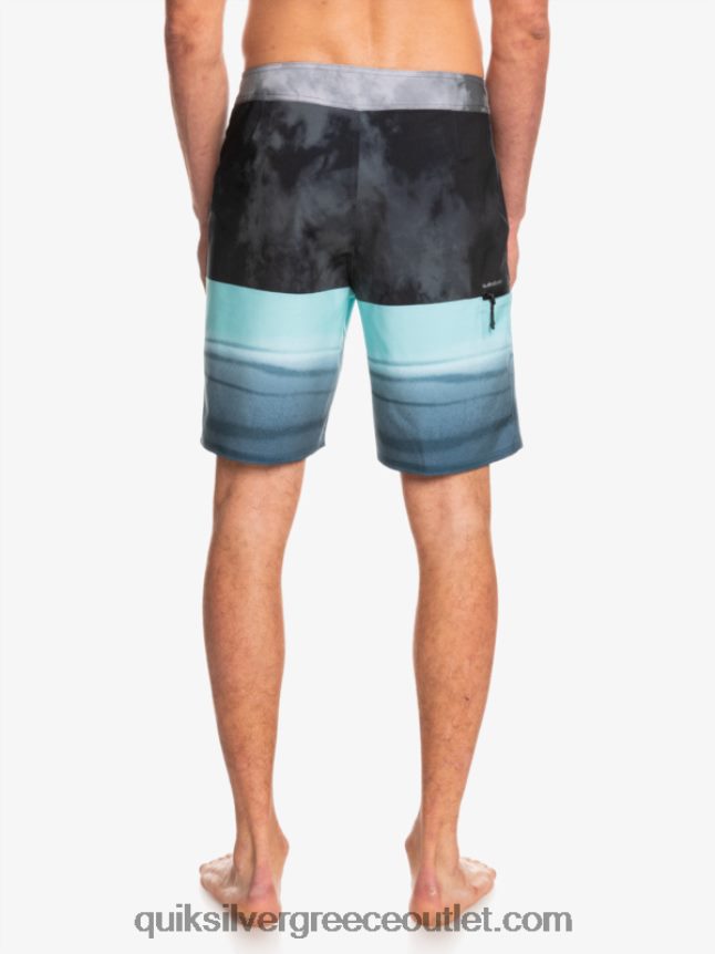 surfsilk five-0 19 boardshort Quiksilver άνδρες 66LP841798 μαύρος