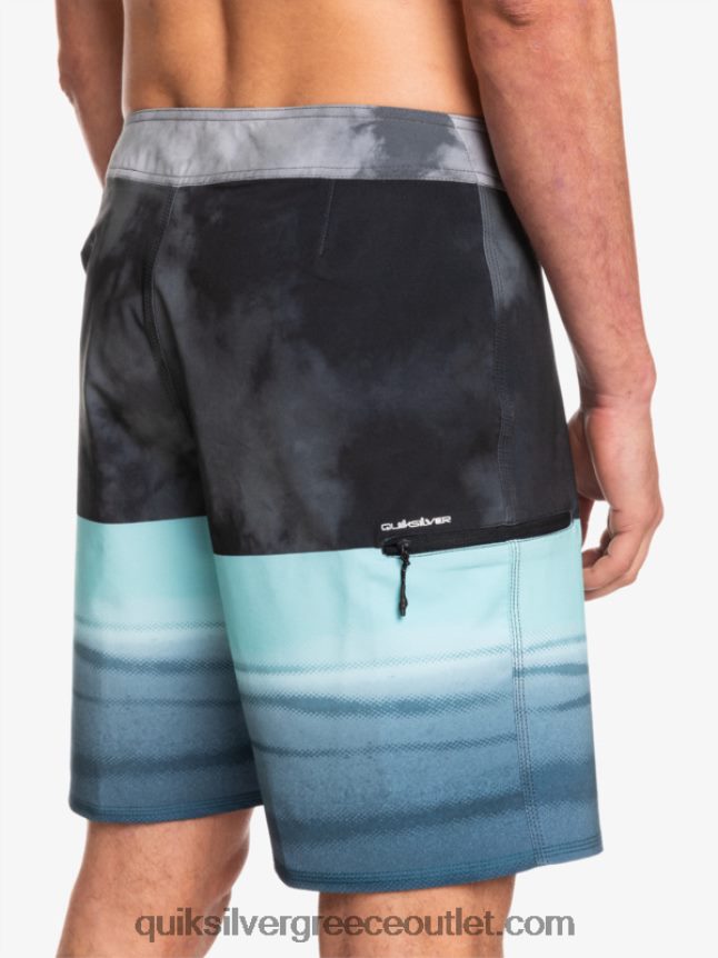 surfsilk five-0 19 boardshort Quiksilver άνδρες 66LP841798 μαύρος