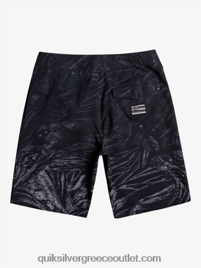 surfsilk Χαβάη homegrown ξεθωριασμένα 20 boardshorts Quiksilver άνδρες 66LP841608 μαύρος