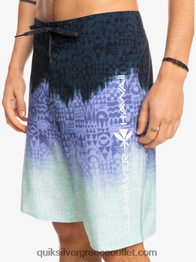 surfsilk Χαβάη homegrown ξεθωριασμένα 20 boardshorts Quiksilver άνδρες 66LP841611 jacaranda