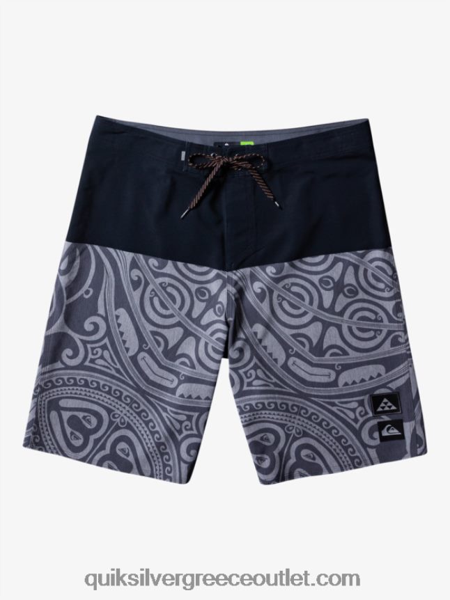 surfsilk inked 21 boardshorts Quiksilver άνδρες 66LP84560 μαύρος