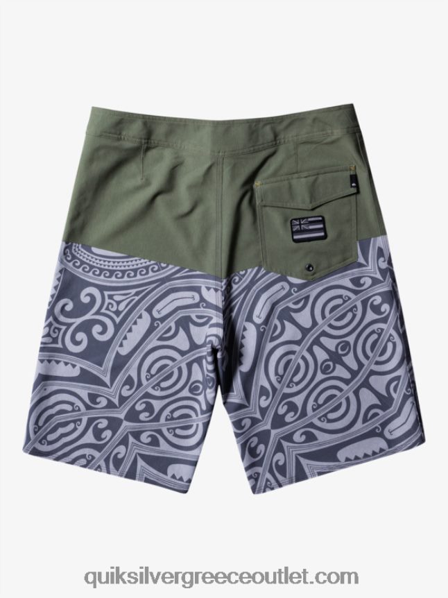 surfsilk inked 21 boardshorts Quiksilver άνδρες 66LP84561 θυμάρι
