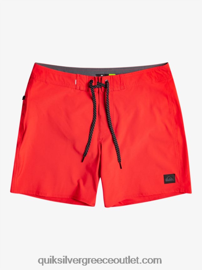 surfsilk kaimana 16 boardshort Quiksilver άνδρες 66LP84337 κόκκινο υψηλού κινδύνου