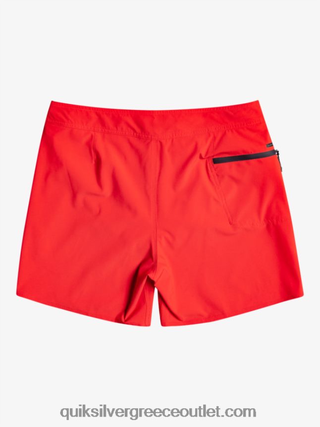 surfsilk kaimana 16 boardshort Quiksilver άνδρες 66LP84337 κόκκινο υψηλού κινδύνου
