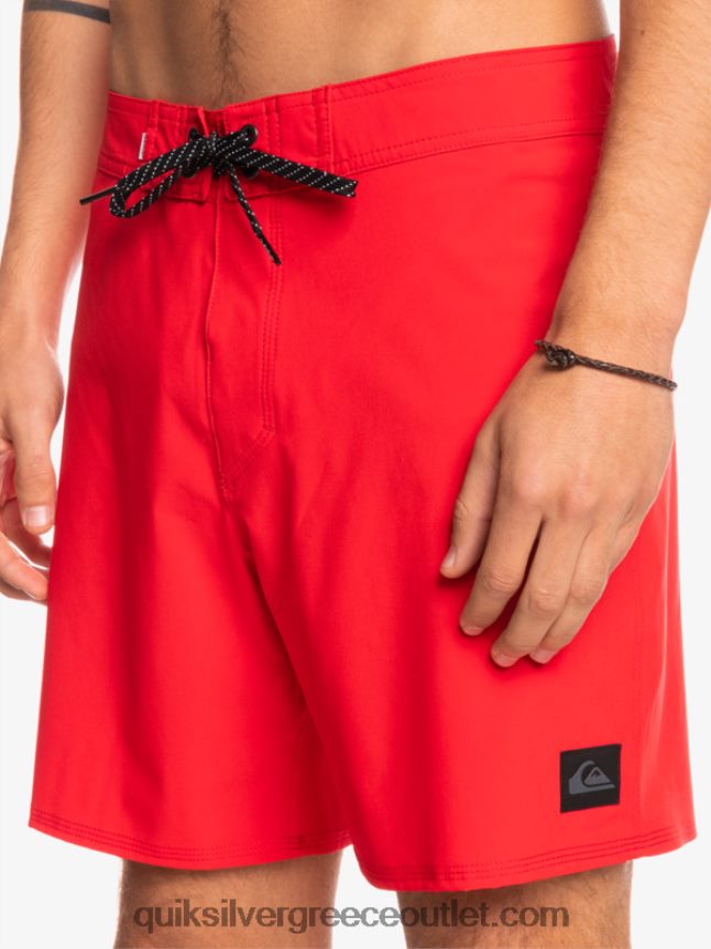 surfsilk kaimana 16 boardshort Quiksilver άνδρες 66LP84337 κόκκινο υψηλού κινδύνου