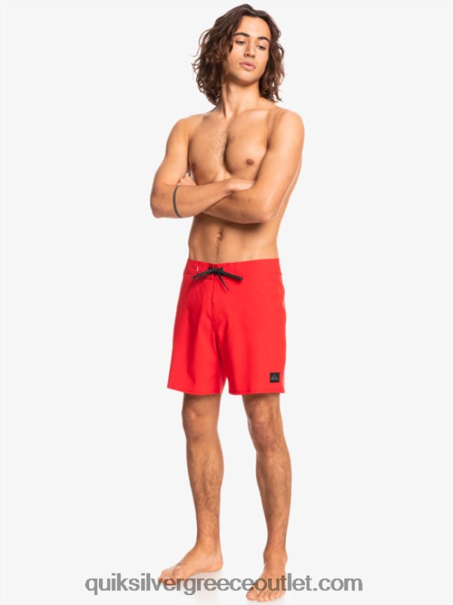 surfsilk kaimana 16 boardshort Quiksilver άνδρες 66LP84337 κόκκινο υψηλού κινδύνου