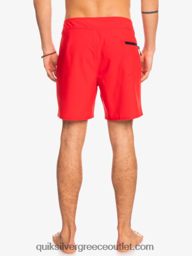 surfsilk kaimana 16 boardshort Quiksilver άνδρες 66LP84337 κόκκινο υψηλού κινδύνου
