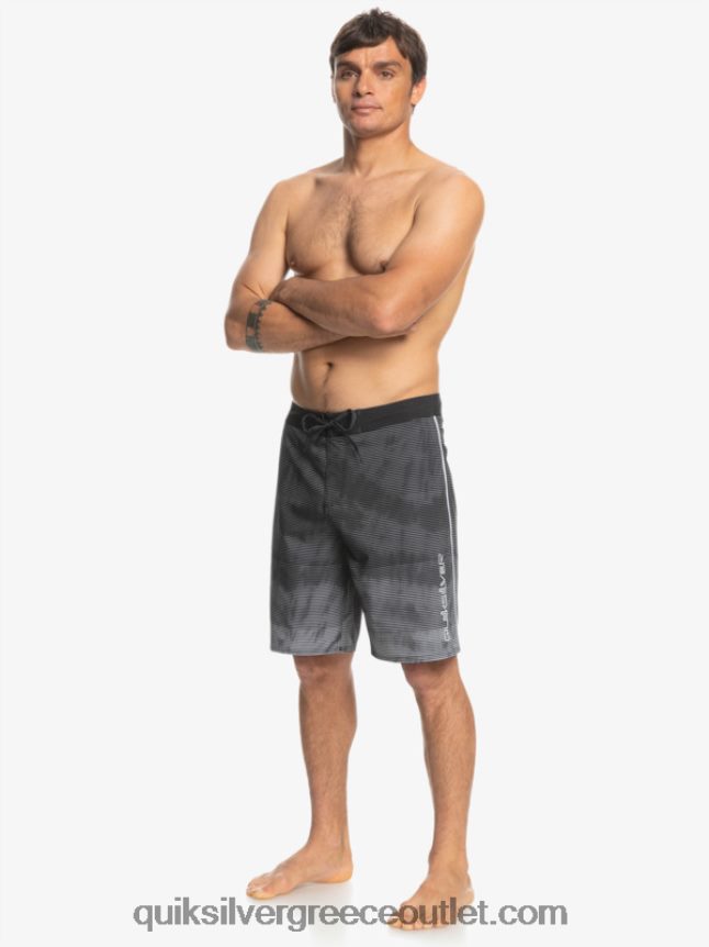 surfsilk massive 20 boardshort Quiksilver άνδρες 66LP841593 μαύρος