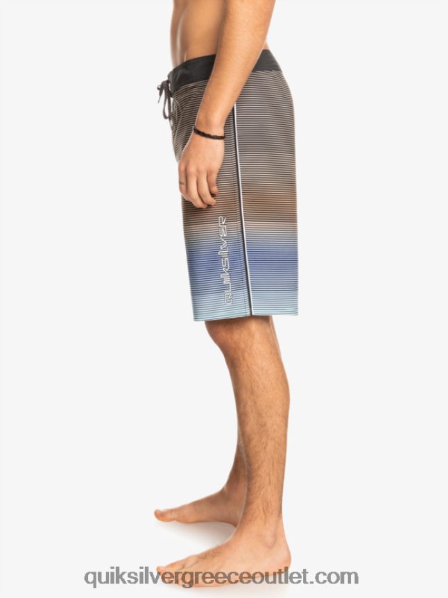 surfsilk massive 20 boardshort Quiksilver άνδρες 66LP841595 ασφαλτικό σκυρόδερμα