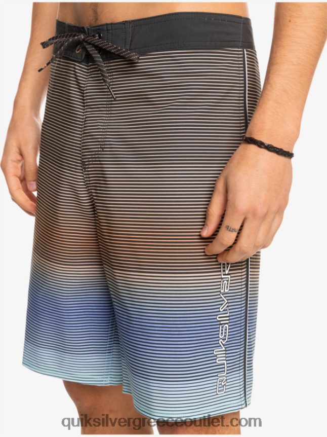 surfsilk massive 20 boardshort Quiksilver άνδρες 66LP841595 ασφαλτικό σκυρόδερμα