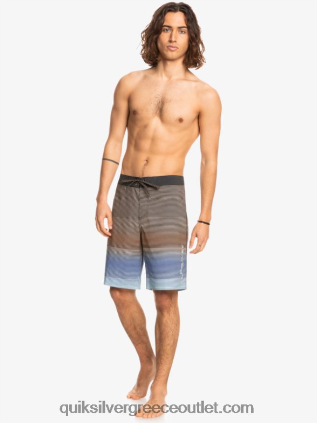 surfsilk massive 20 boardshort Quiksilver άνδρες 66LP841595 ασφαλτικό σκυρόδερμα
