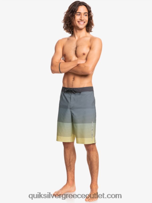surfsilk massive 20 boardshort Quiksilver άνδρες 66LP841600 ασφαλτικό σκυρόδερμα