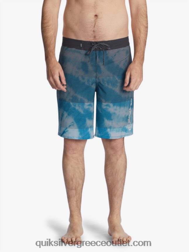 surfsilk massive 20 boardshort Quiksilver άνδρες 66LP841602 ασφαλτικό σκυρόδερμα