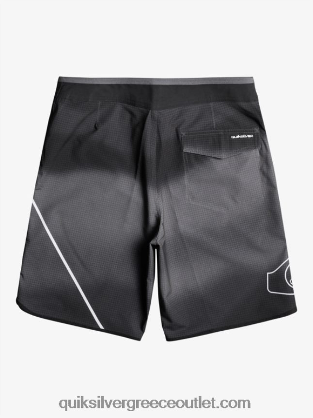 σορτς surfsilk new wave 20 boardshort Quiksilver άνδρες 66LP84223 μαύρος
