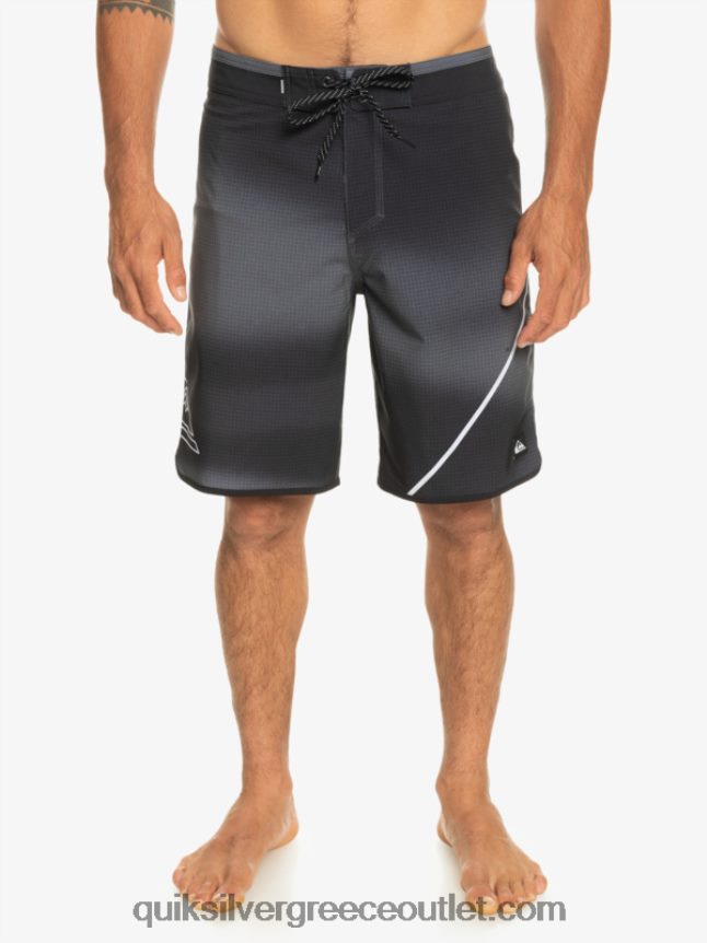 σορτς surfsilk new wave 20 boardshort Quiksilver άνδρες 66LP84223 μαύρος
