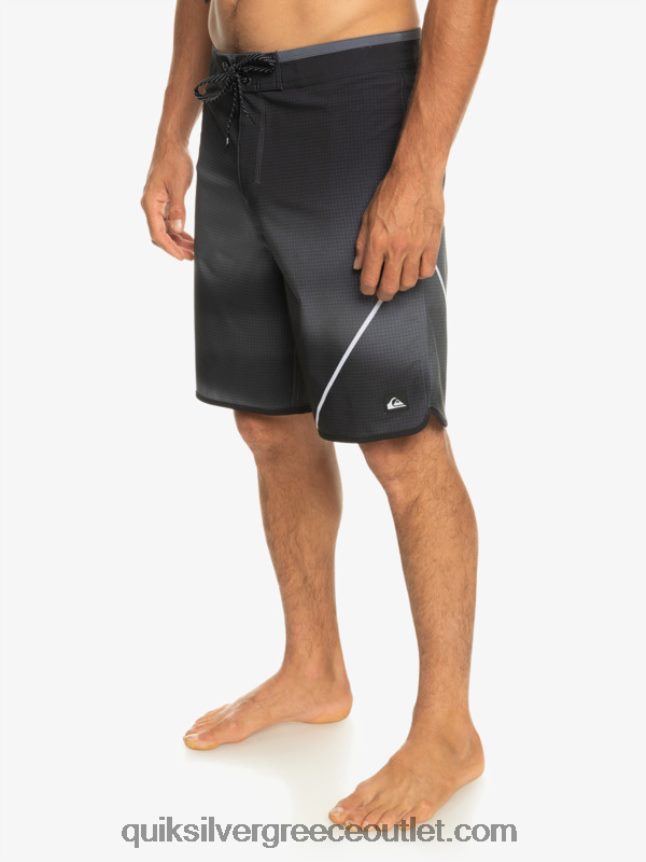 σορτς surfsilk new wave 20 boardshort Quiksilver άνδρες 66LP84223 μαύρος