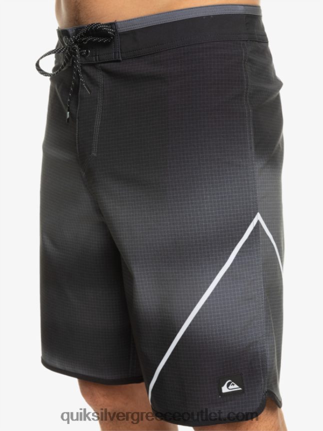 σορτς surfsilk new wave 20 boardshort Quiksilver άνδρες 66LP84223 μαύρος