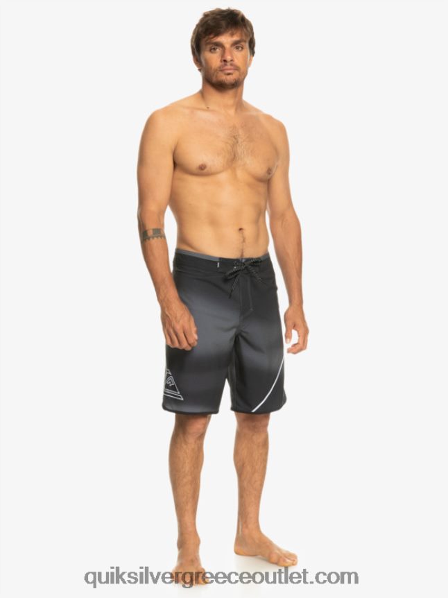 σορτς surfsilk new wave 20 boardshort Quiksilver άνδρες 66LP84223 μαύρος