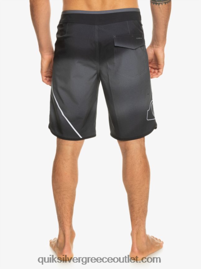 σορτς surfsilk new wave 20 boardshort Quiksilver άνδρες 66LP84223 μαύρος