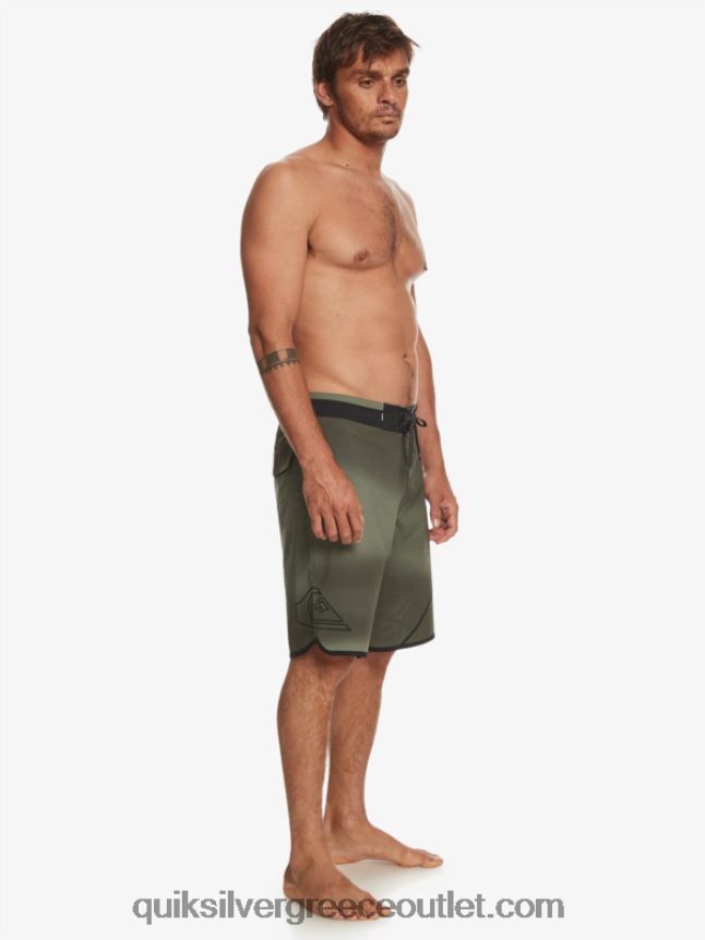 σορτς surfsilk new wave 20 boardshort Quiksilver άνδρες 66LP84224 τετράφυλλο τριφύλλι