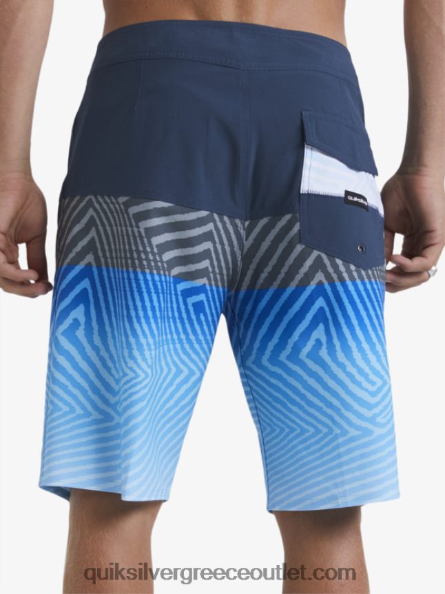surfsilk panel 20 boardshorts Quiksilver άνδρες 66LP84128 μεσάνυχτα ναυτικό