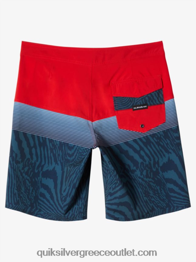 surfsilk panel 20 boardshorts Quiksilver άνδρες 66LP84132 κόκκινο υψηλού κινδύνου