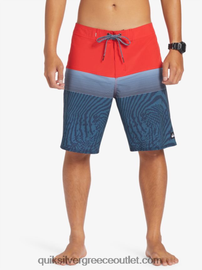 surfsilk panel 20 boardshorts Quiksilver άνδρες 66LP84132 κόκκινο υψηλού κινδύνου