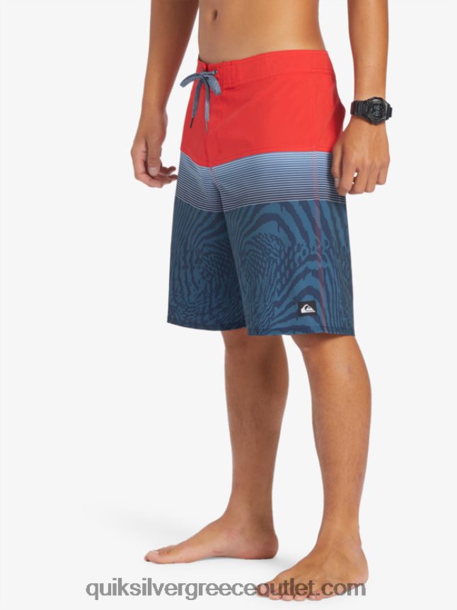 surfsilk panel 20 boardshorts Quiksilver άνδρες 66LP84132 κόκκινο υψηλού κινδύνου