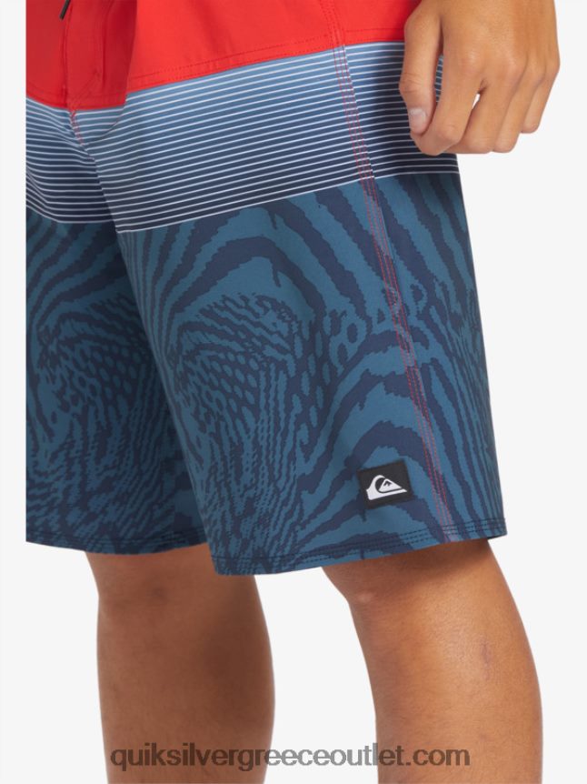 surfsilk panel 20 boardshorts Quiksilver άνδρες 66LP84132 κόκκινο υψηλού κινδύνου