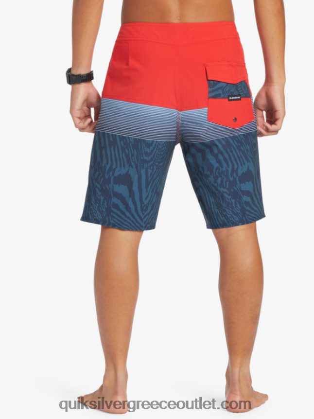 surfsilk panel 20 boardshorts Quiksilver άνδρες 66LP84132 κόκκινο υψηλού κινδύνου