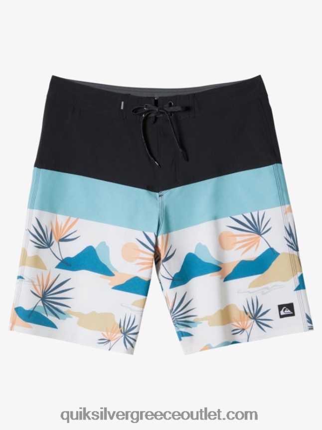 surfsilk panel 20 boardshorts Quiksilver άνδρες 66LP84133 σιδερένια πύλη