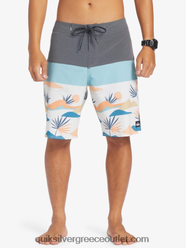 surfsilk panel 20 boardshorts Quiksilver άνδρες 66LP84133 σιδερένια πύλη