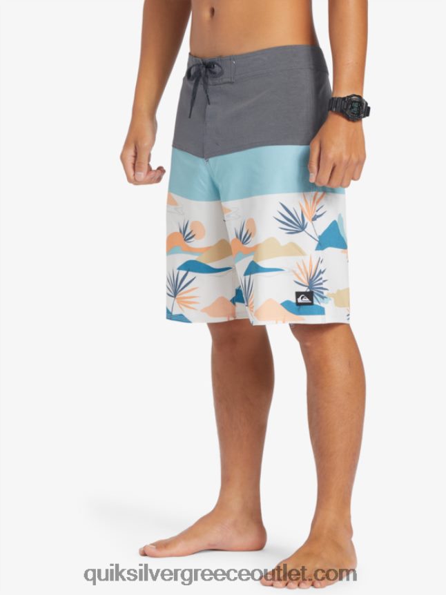 surfsilk panel 20 boardshorts Quiksilver άνδρες 66LP84133 σιδερένια πύλη