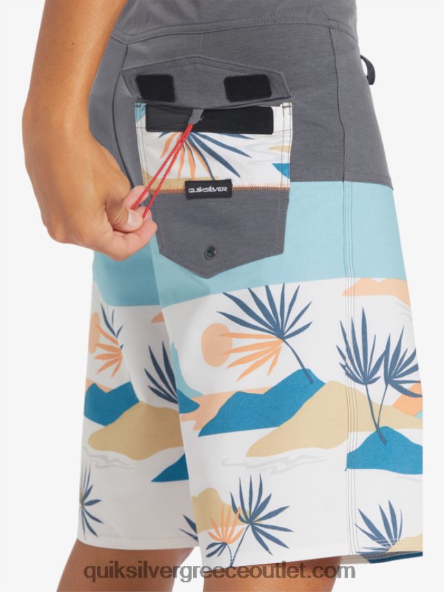 surfsilk panel 20 boardshorts Quiksilver άνδρες 66LP84133 σιδερένια πύλη
