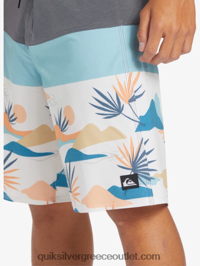 surfsilk panel 20 boardshorts Quiksilver άνδρες 66LP84133 σιδερένια πύλη