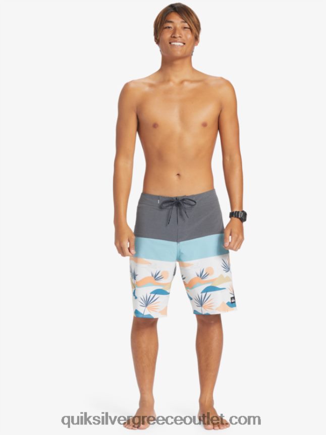 surfsilk panel 20 boardshorts Quiksilver άνδρες 66LP84133 σιδερένια πύλη
