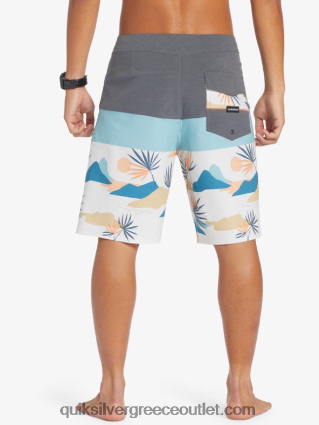 surfsilk panel 20 boardshorts Quiksilver άνδρες 66LP84133 σιδερένια πύλη