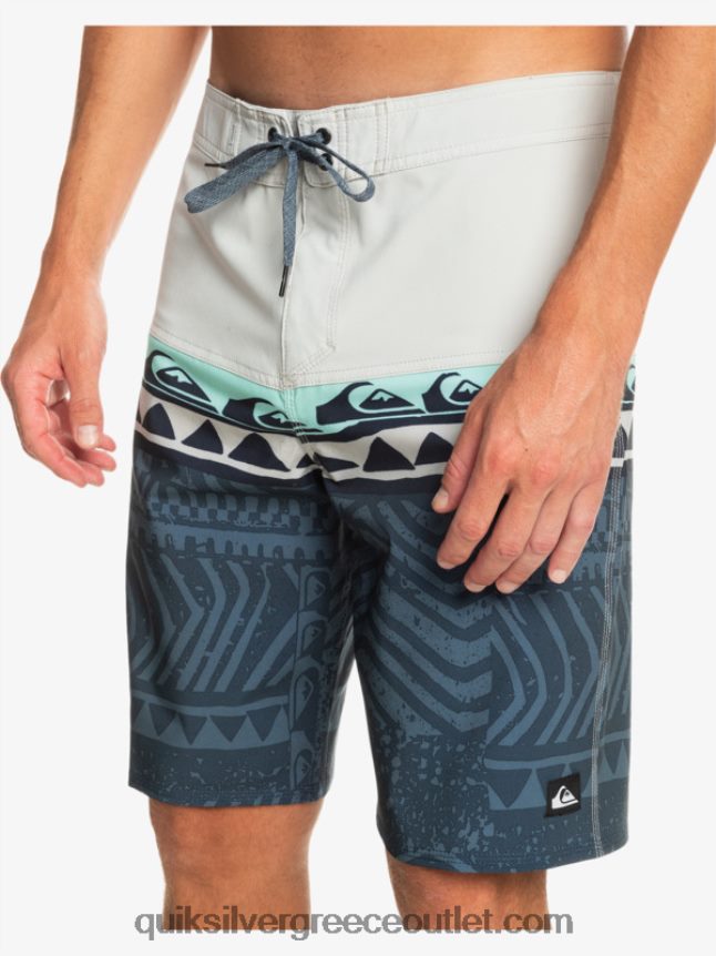 surfsilk panel 20 boardshorts Quiksilver άνδρες 66LP84135 γκρι βιολετί