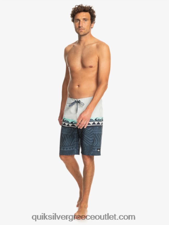 surfsilk panel 20 boardshorts Quiksilver άνδρες 66LP84135 γκρι βιολετί