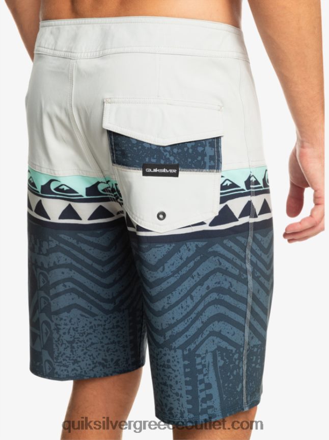 surfsilk panel 20 boardshorts Quiksilver άνδρες 66LP84135 γκρι βιολετί