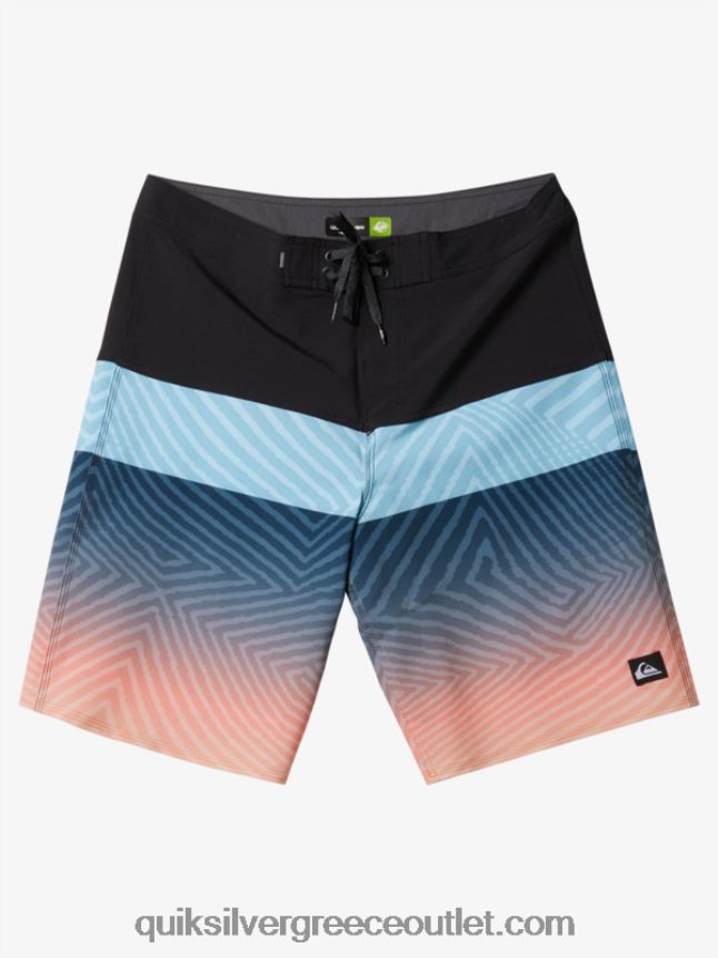 surfsilk panel 20 boardshorts Quiksilver άνδρες 66LP84136 ασφαλτικό σκυρόδερμα